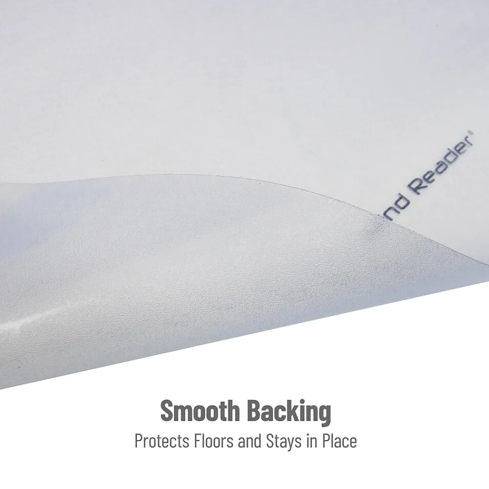 Chair Mats*Mind Reader Hard Floor Chair Mat, 35" x 47'', Clear (FLCREC-CLR)