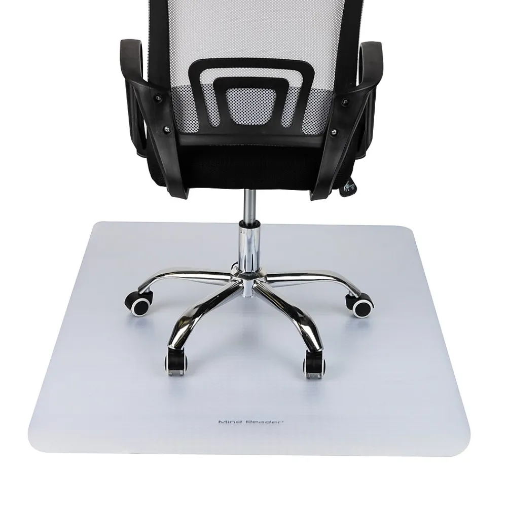 Chair Mats*Mind Reader Hard Floor Chair Mat, 35" x 47'', Clear (FLCREC-CLR)