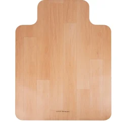 Chair Mats*Mind Reader Hard Floor Chair Mat with Lip, 36" x 48'', Brown PVC (WDOFFCMAT-BRN)