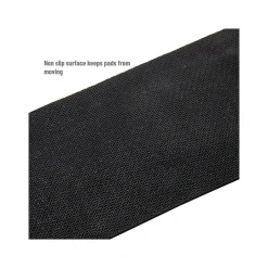 Online Mind Reader Memory Foam Gaming Ergonomic Keyboard and Mouse Wrist Rest Set, Black, 3/Pack (3WRESTGEL-BLK)