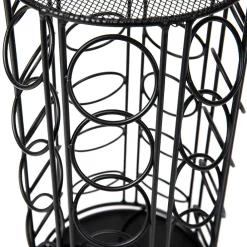 Mind Reader Metal Single Serve Coffee Pod Carousel, 35 Pod Capacity, Black (METCAR35-BLK)