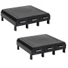 Sale Mind Reader Monitor Stand and Desktop Organizer with 3 Storage Drawers, Black, 2/Pack (2MONSTA3D-BLK)