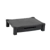 New Mind Reader Monitor Stand Riser with Drawer Storage, Black (DRPLMONST-BLK)