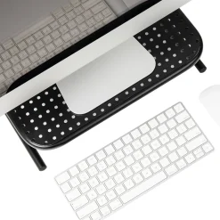 Hot Mind Reader Monitor Stand and Ventilated Laptop Riser, Black (METMONST-BLK)