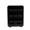 Mind Reader Plastic 11-Drawer Tea Bag Organizer, Black (TBORG-BLK)
