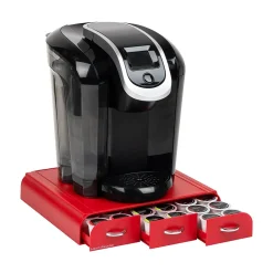 Mind Reader Plastic Single Serve Coffee Pod Storage Drawer, 36 Pod Capacity, (TRAY6-)