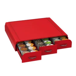 Mind Reader Plastic Single Serve Coffee Pod Storage Drawer, 36 Pod Capacity, (TRAY6-)