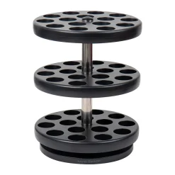 Mind Reader Plastic 3-Tier Single Serve Pod Carousel, 45 Pod Capacity, Black (PODSUS45-BLK)