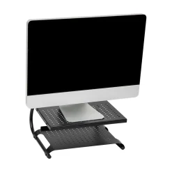 Hot Mind Reader 2-Tier Adjustable Ventilated Monitor Stand, Black (MON2T-BLK)