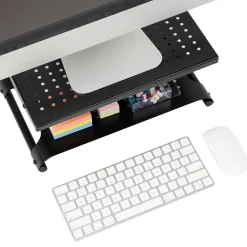 Hot Mind Reader 2-Tier Adjustable Ventilated Monitor Stand, Black (MON2T-BLK)