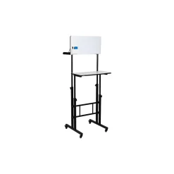 Standing Desks*Mind Reader 21"W Adjustable Standing Whiteboard Desk, Black (SDWBOARD-BLK)