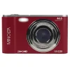 MINOLTA 44 MP Digital 2.7K Quad HD Camera, 16x Digital Zoom, Red (MND20-R)