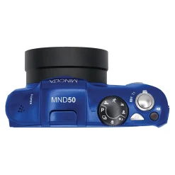 MINOLTA 48 MP/4K Ultra HD Digital Camera with 16x Digital Zoom, Blue (MND50-BL)