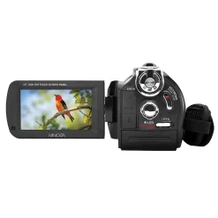 MINOLTA 4K Ultra HD IR Night Vision Video Camcorder with 16x Digital Zoom, Black (MN4K40NV)