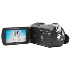 MINOLTA 4K Ultra HD IR Night Vision Video Camcorder with 16x Digital Zoom, Black (MN4K40NV)