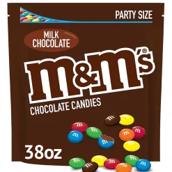 M&M's Party Size Milk Chocolate Candy Pieces, 38 oz. (MMM55114)
