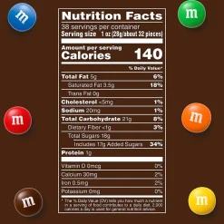 M&M's Party Size Milk Chocolate Candy Pieces, 38 oz. (MMM55114)