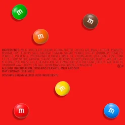 M&M's Party Size Peanut Butter Milk Chocolate Candy Pieces, 34 oz. (MMM55085)