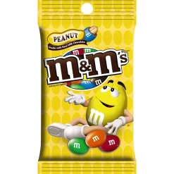 M&M's Peanut Milk Chocolate Pieces, 5.3 oz., 12/Carton (MMM01732)