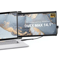 Discount Mobile Pixels Inc. Mobile Pixels DUEX Max 14.1" IPS LCD Slide-Out Display for Laptops, Gray (101-1007P04)