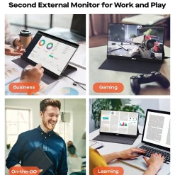 Best Mobile Pixels Inc. Fold 15.6" Monitor, Black (101-1010P01)