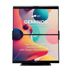 Sale Mobile Pixels Inc. Geminos 24" Dual-Screen Desktop Monitor, Black (116-1001P01)