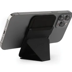 MOFT Snap-on Phone Stand and Wallet for iPhone 12 and 13 Series, Night Black (MS007M-1-BK)