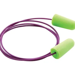 Moldex Glide® Foam Twist in Earplugs, Corded, 100/Box