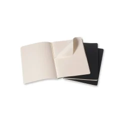 Journals|Moleskine Cahier Journal, 7.5" x 9.75", Narrow Ruled, Black, 120 Pages, 3/Pack (705014)