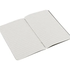 Journals|Moleskine Cahier Journal, Set of 3, Pocket, Ruled, Pebble Grey, Soft Cover, 3-1/2