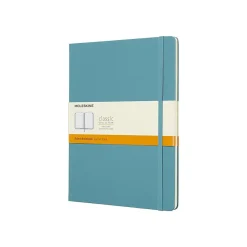 Notebooks|Moleskine Classic Extra Large Notebook, 7.5" x 9.84", Unruled, Reef Blue (8058341716076)