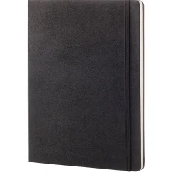 Journals|Moleskine Classic Hard Cover Notebook, 7.5" x 9.75", Black (895292XX)