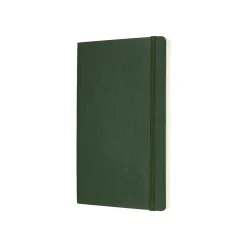 Notebooks|Moleskine Classic Pocket Notebook, 5" x 8.25", Wide Ruled, 120 Sheets, Green (629063)