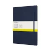Notebooks|Moleskine Classic Professional Notebook, 7.5" x 9.75", Wide Ruled, 96 Sheets, Sapphire Blue (854771)