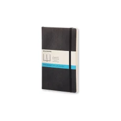 Journals|Moleskine Classic Soft Cover Notebook, 5" x 8.25", Black (892741XX)