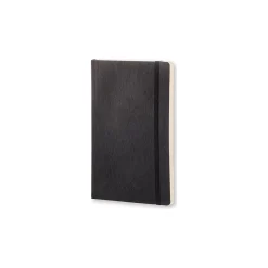 Journals|Moleskine Classic Soft Cover Notebook, 5" x 8.25", Black (892741XX)