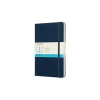 Notebooks|Moleskine Classic 1-Subject Professional Notebook, 5" x 8.25", Dotted, 240 Sheets, Blue (715437)