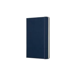 Notebooks|Moleskine Classic 1-Subject Professional Notebook, 5" x 8.25", Dotted, 240 Sheets, Blue (715437)