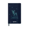 Journals|Moleskine Harry Potter Expecto Patronum Limited Edition Notebook, 5" x 8.25", Narrow-Ruled, Blue/Teal (LEHP23QP060)