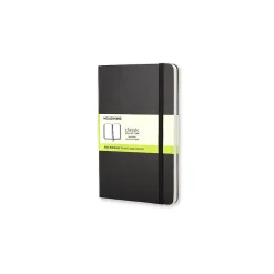 Notebooks|Moleskine Pocket 1-Subject Professional Notebooks, 3.5" x 5.5", 96 Sheets, Black (701030)