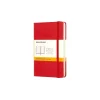 Notebooks|Moleskine Pocket 1-Subject Professional Notebooks, 3.5" x 5.5", Narrow Ruled, 96 Sheets, Red (930000)