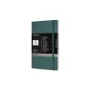 Notebooks|Moleskine Pro Large Professional Notebooks, 5" x 8.25", Narrow Ruled, Green (620794)