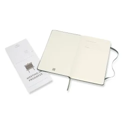 Notebooks|Moleskine Pro Large Professional Notebooks, 5" x 8.25", Narrow Ruled, Green (620763)