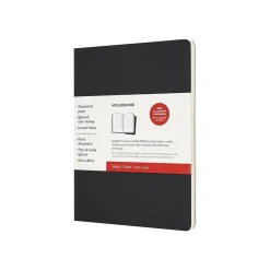 Subject Notebooks|Moleskine Subject Cahier Subject Notebooks, 7.5" x 9.75", Wide Ruled, 80 Sheets, Assorted Colors, 2/Pack (8058647620282)