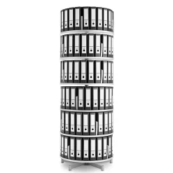 File Cabinets*Moll ® Deluxe Binder & File Carousel Shelving, Six Tier (CL6-80)