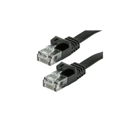 Monoprice 10' 30- AWG CAT-5e UTP Flat Ethernet Network Cable, Black