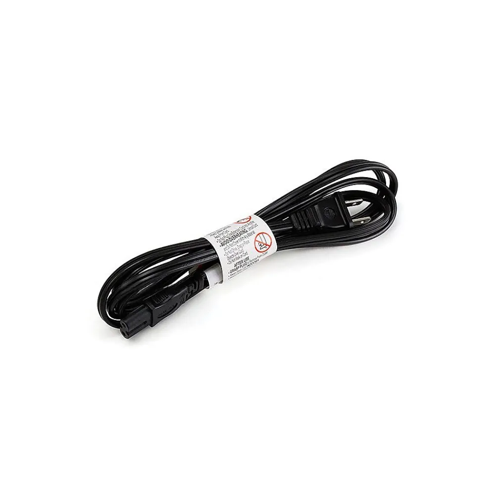 Monoprice 6' 18AWG Non Polarized AC Power Cord, Black