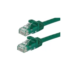 Monoprice FLEXboot Series 25' RJ45 to RJ45 Networking Cable, Male to Male, Green (109854)