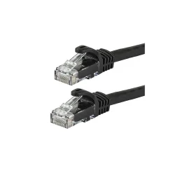 Monoprice FLEXboot Series 14' 24 AWG CAT-6 UTP Ethernet Network Cable, Black