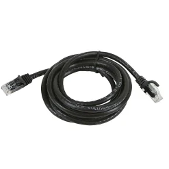 Monoprice FLEXboot Series 7' Cat5e UTP Ethernet Network Patch Cable, 24AWG, Black (111381)